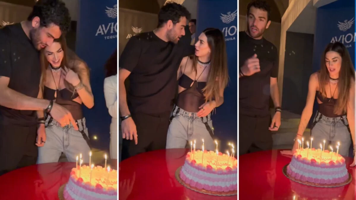 Melissa Satta, la fiesta de cumpleaños es más dulce si Matteo Berrettini está a su lado