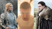 Collage caro de la serie: escenas de Rings of Power, Stranger Things, Game of Thrones