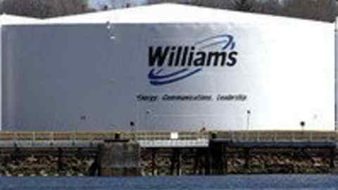 Un tanque de almacenamiento de Williams