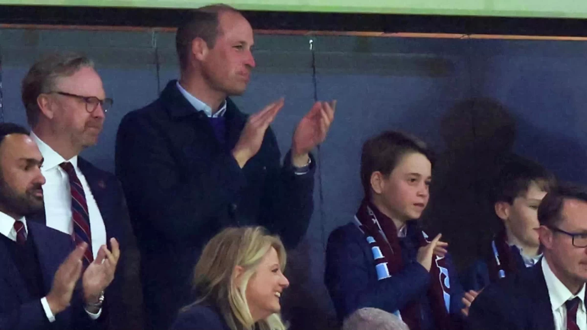 El príncipe William lleva a George al estadio: velada de padre e hijo animando al Aston Villa