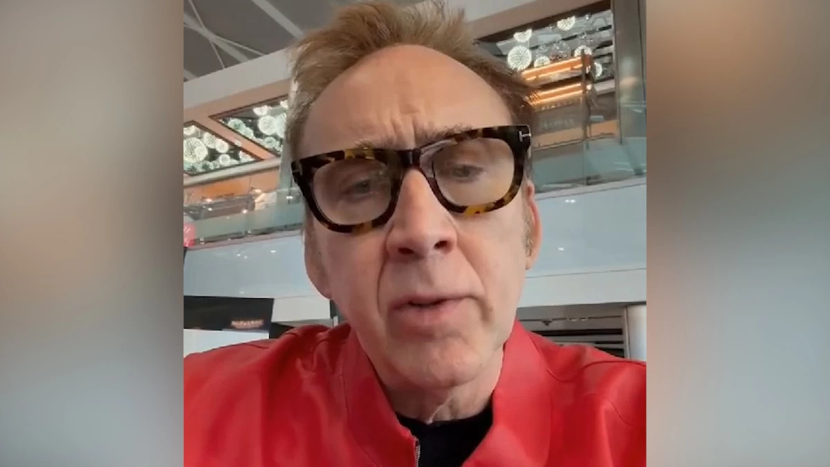 Nicolas Cage desconsolado por su ausencia en el Festival de Cine de Taormina: «Algo está pasando en casa»