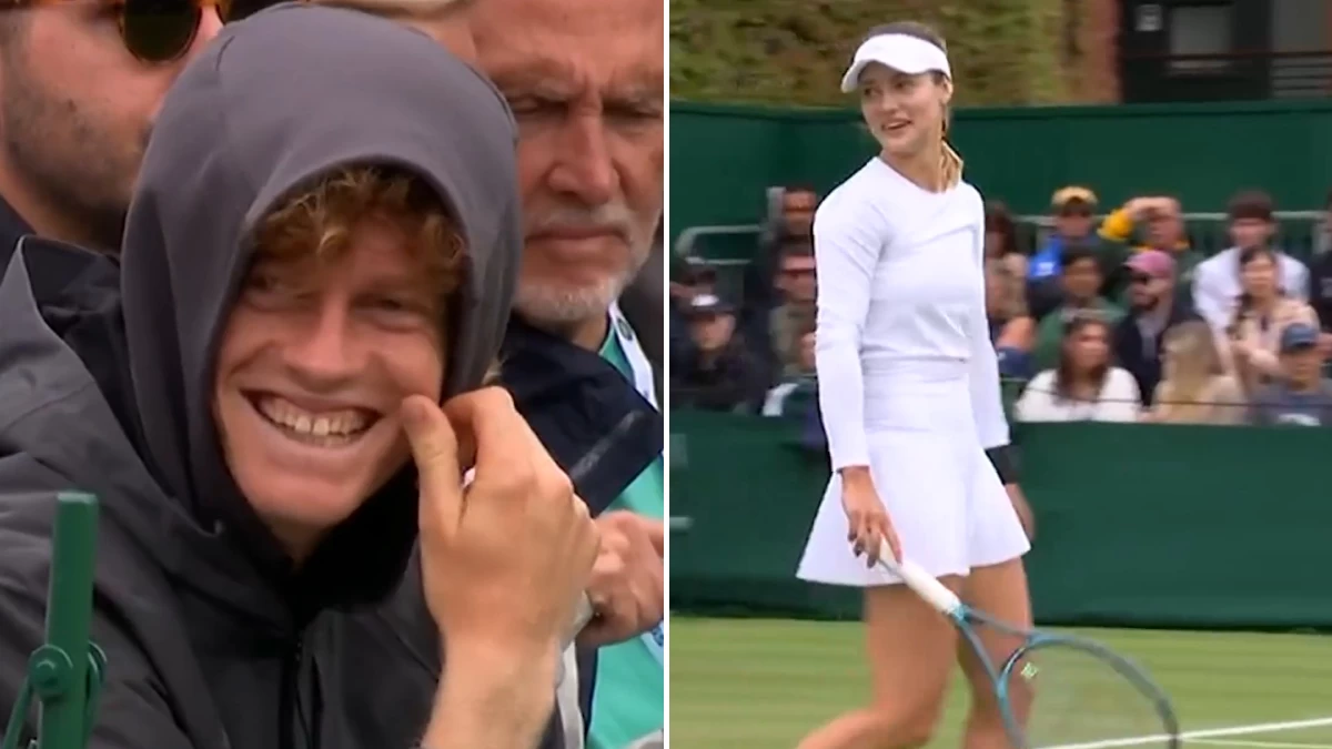 Wimbledon, amor y tenis: Jannik Sinner se entusiasma con su novia Anna Kalinskaya