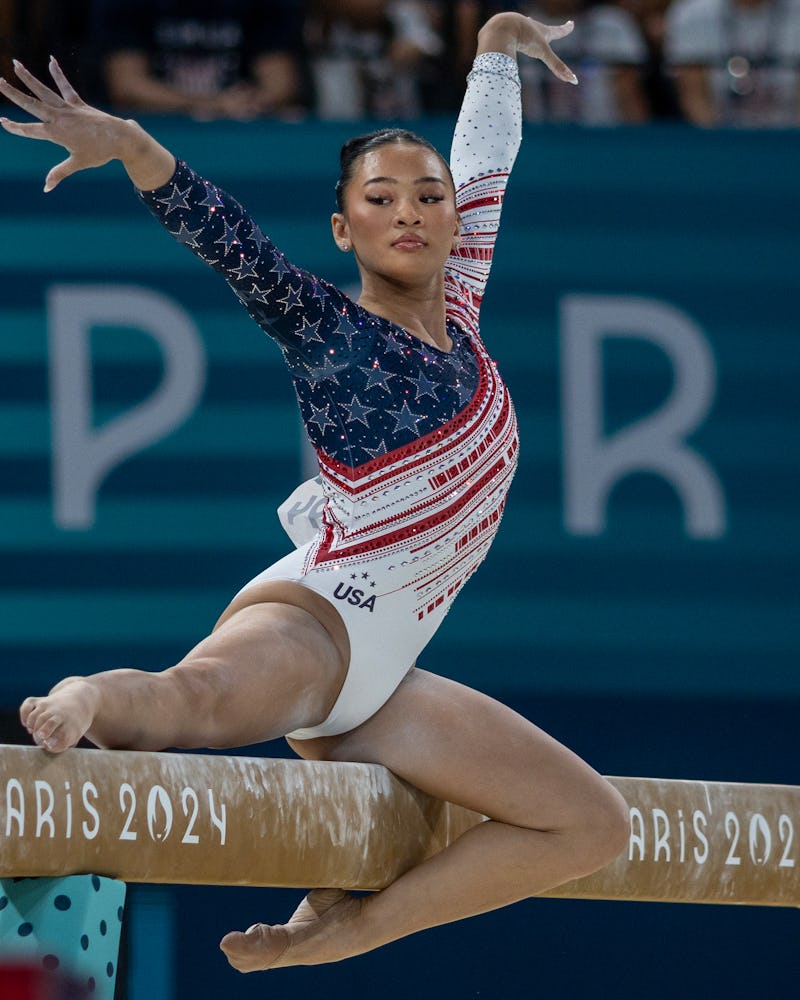 Maquillaje de gimnasia de Suni Lee