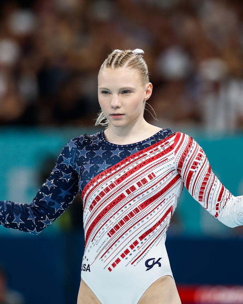 Cabello de gimnasia de Jade Carey