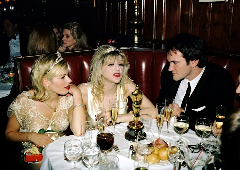 Amanda DeCadanet, Courtney Love y Quentin Tarantino