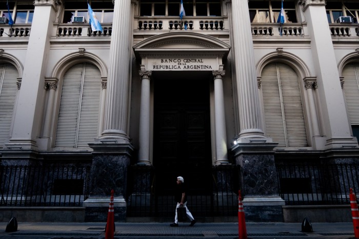 Banco central de Argentina