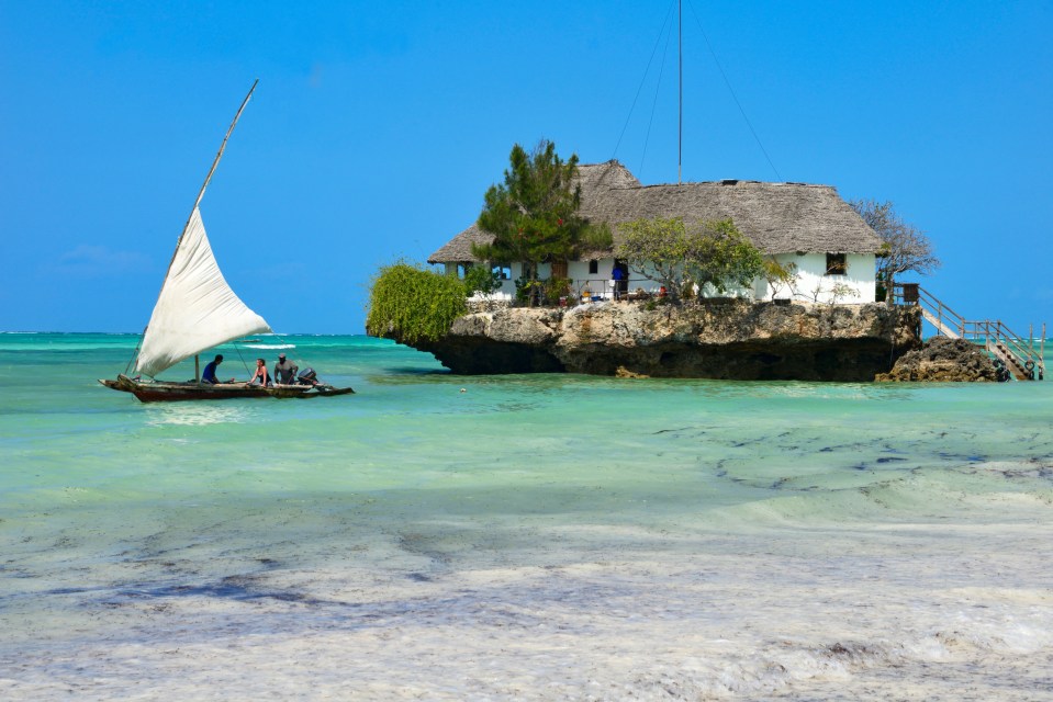 El restaurante The Rock es una atracción popular en la isla.