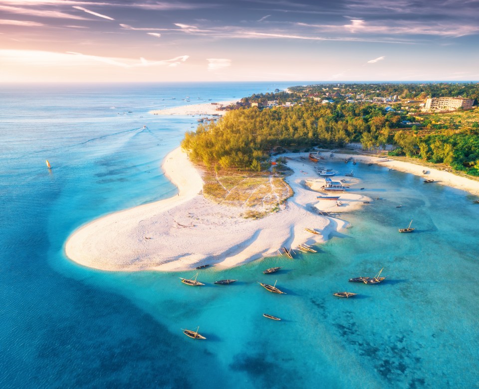 Zanzíbar es una isla frente a la costa de Tanzania en África.