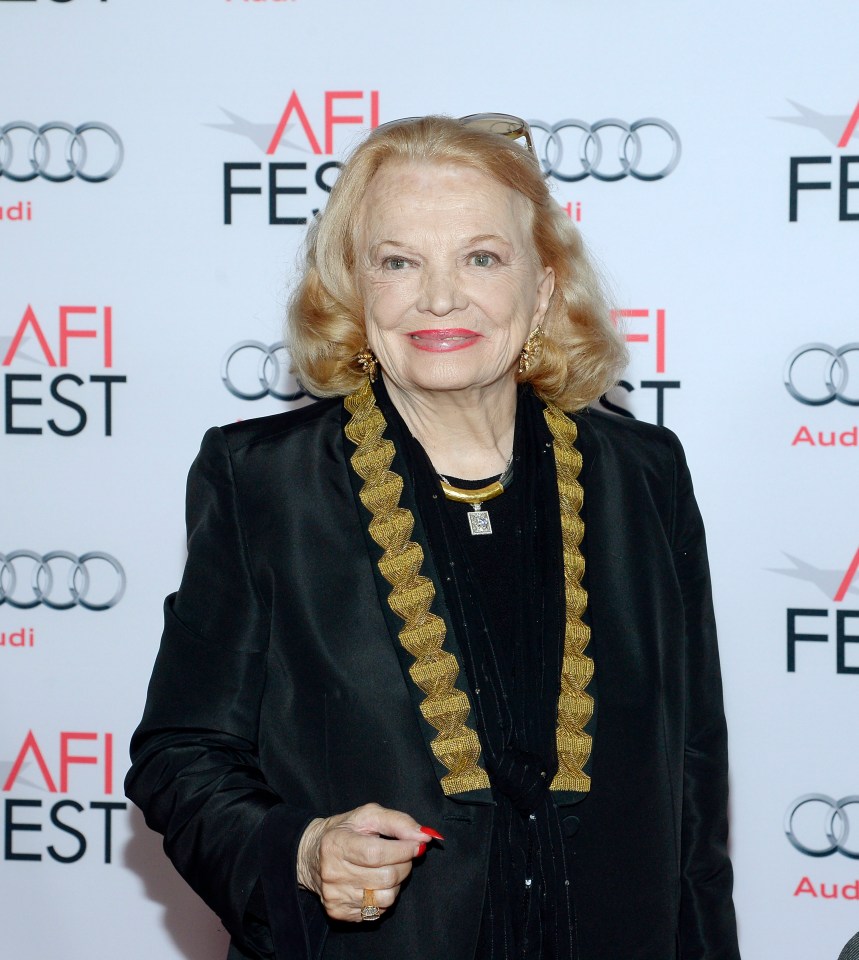 Gena Rowlands, fotografiada en el AFI FEST 2015, y su difunto esposo John Cassavetes, hicieron cerca de 12 películas entre 1960 y 1980