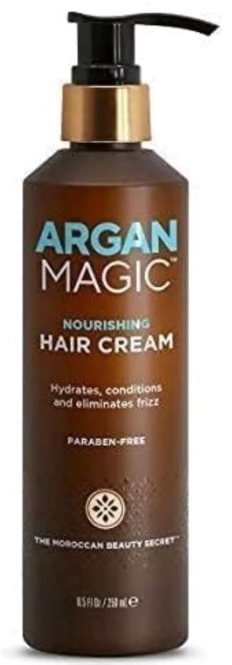 Agregó que una botella de crema para el cabello de Argan Magic 