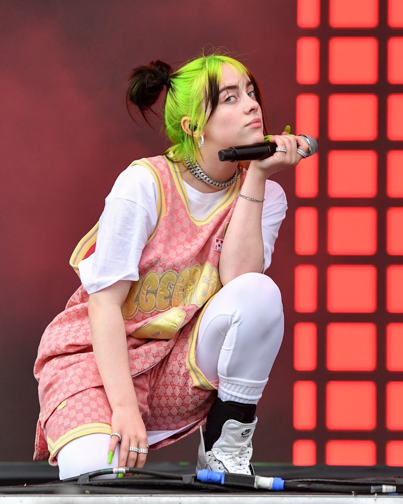 Cabello verde de Billie Eilish 2019