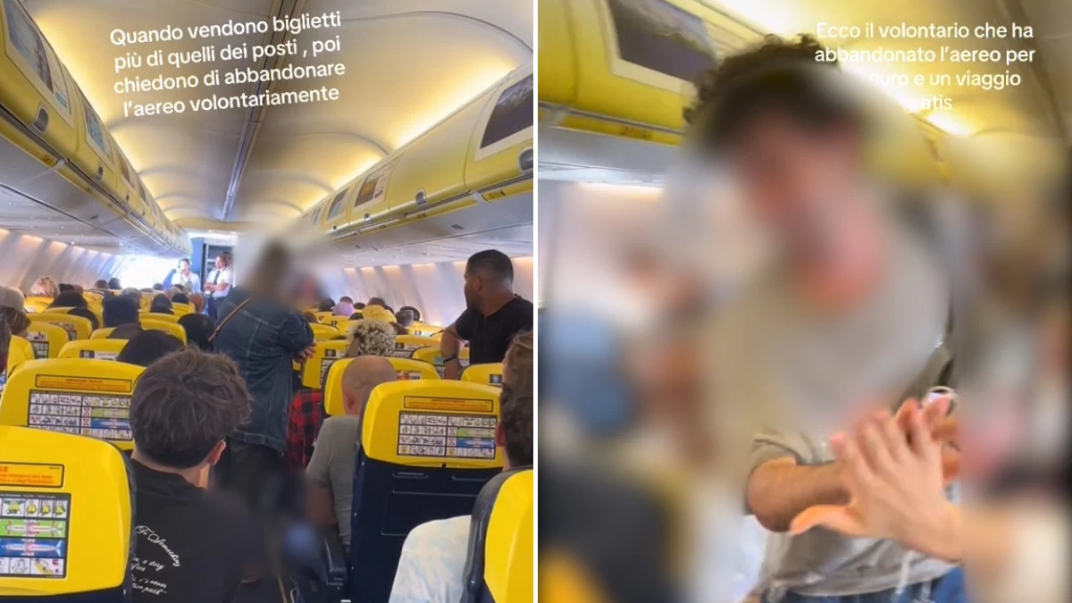 Ryanair, el vuelo tiene overbooking: «Ofrecemos 250 euros y un viaje a quien baje»