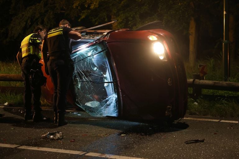 Se investiga cómo se produjo el accidente en Boxtelseweg, cerca de Schijndel (foto: Sander van Gils/SQ Vision).