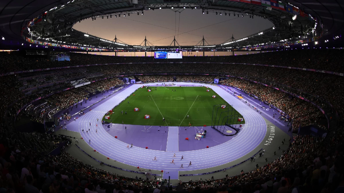 París 2024 de morado: los secretos de la pista de atletismo que sorprende a los Juegos Olímpicos