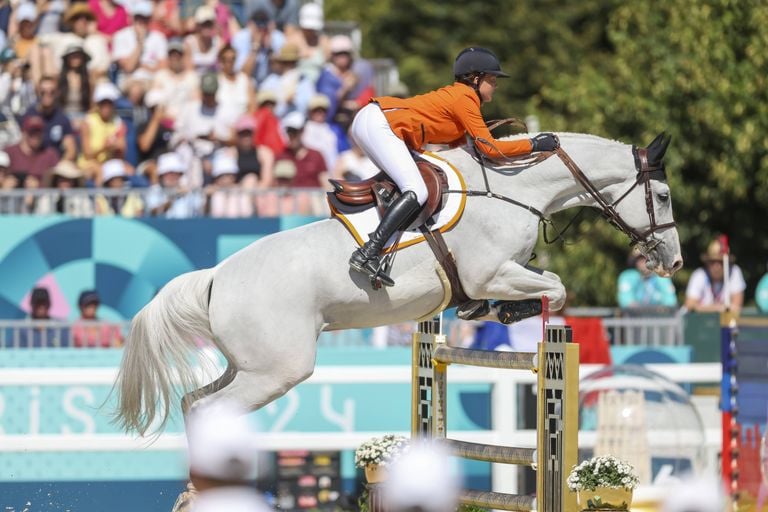 Kim Emmen en acción durante los Juegos Olímpicos de París (foto: ANP 2024/Stefan Lafrentz IMAGO).