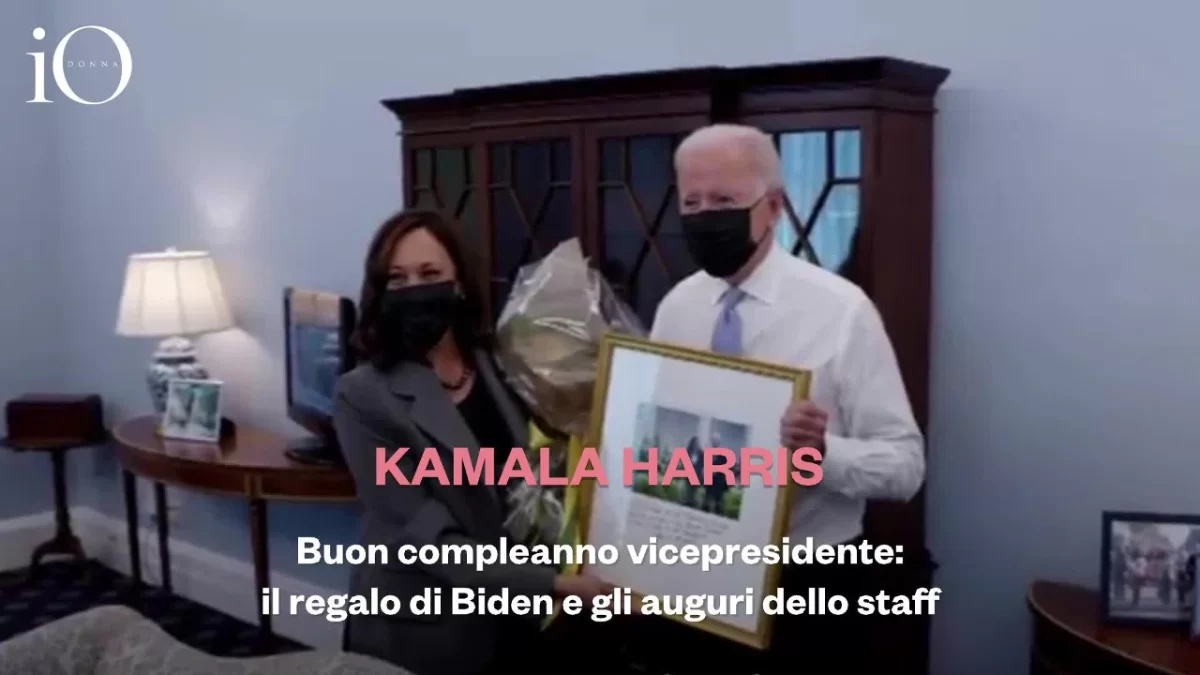 Kamala Harris, feliz cumpleaños vicepresidenta: el regalo de Biden y los mejores deseos del personal