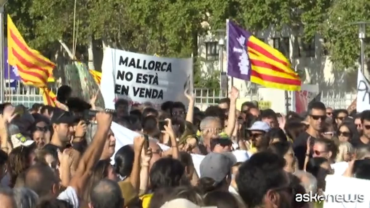 En Mallorca están cansados ​​del turismo de masas: 20.000 salen a la calle