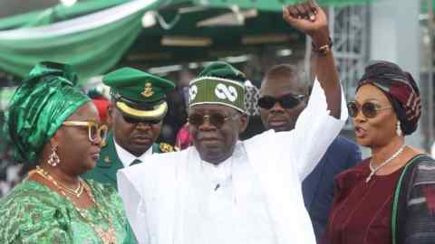 El presidente de Nigeria, Bola Tinubu