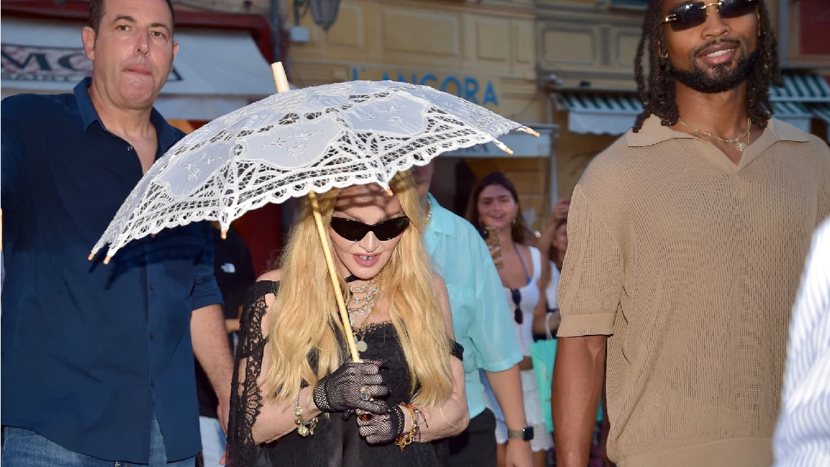 Madonna paseando por Portofino: una velada turística especial