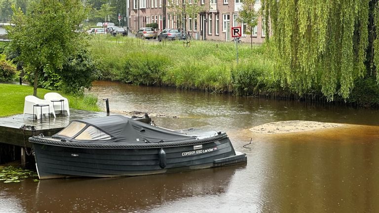 Un banco de arena en el canal de Breda.