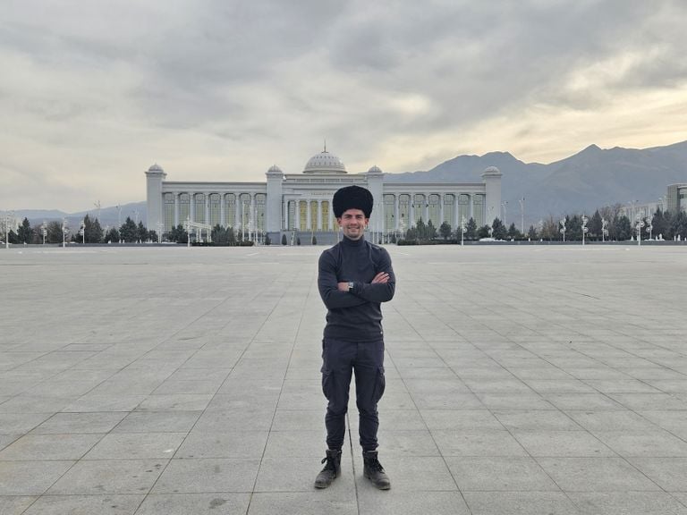 Una de las fotografías que Stijn pudo conservar tras su visita a Ashgabat (Foto: Stijn Sannen)