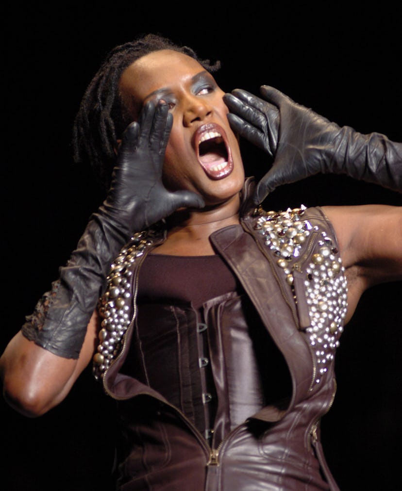 Grace Jones en el desfile de Diesel de 2006