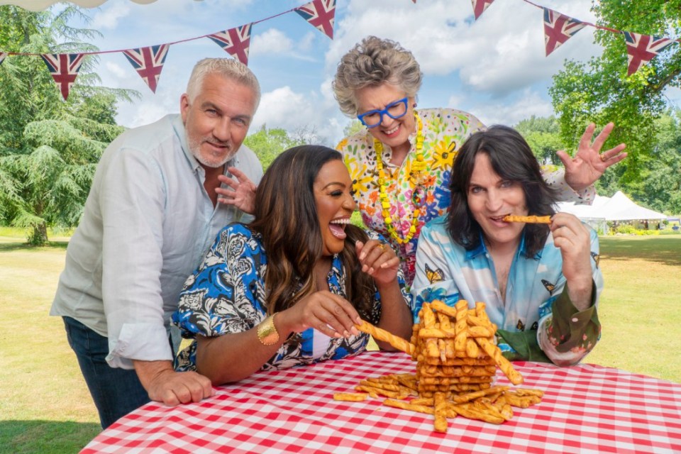 Este año marca la segunda serie de Alison junto a Noel Fielding, Prue Leith y Paul Hollywood.