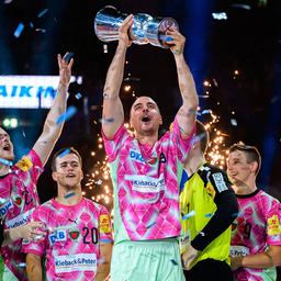 Füchse Berlin celebra la conquista de la Supercopa. / imago imagenes/wolf-sportfoto