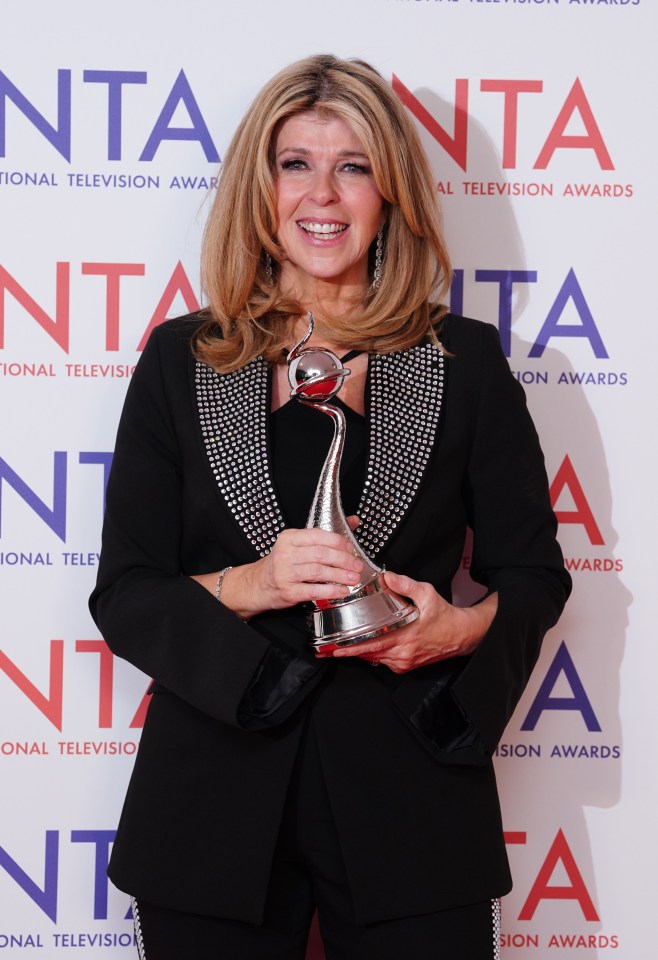 Kate Garraway fue la ganadora del premio al mejor documental de autor por la historia de Derek