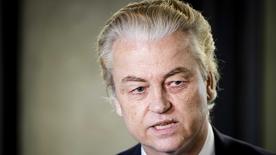 15 de mayo de 2024, Países Bajos, La Haya: El populista radical de derecha Geert Wilders (PVV) asiste a las conversaciones fundacionales entre las facciones del partido PVV, VVD, NSC y BBB.