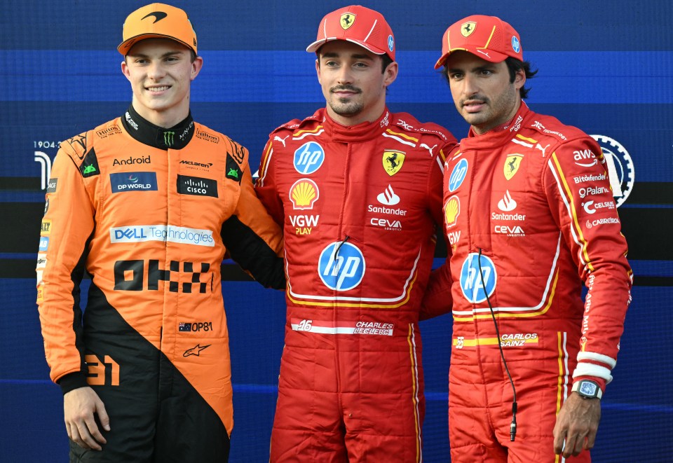 Charles Leclerc protagonizará la pole por delante de Oscar Piastri y Carlos Sainz