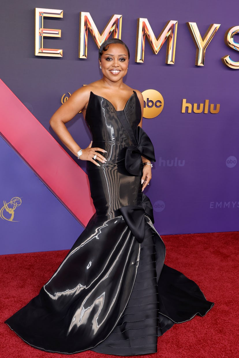 Quinta Brunson asiste a la 76 edición de los Premios Primetime Emmy 