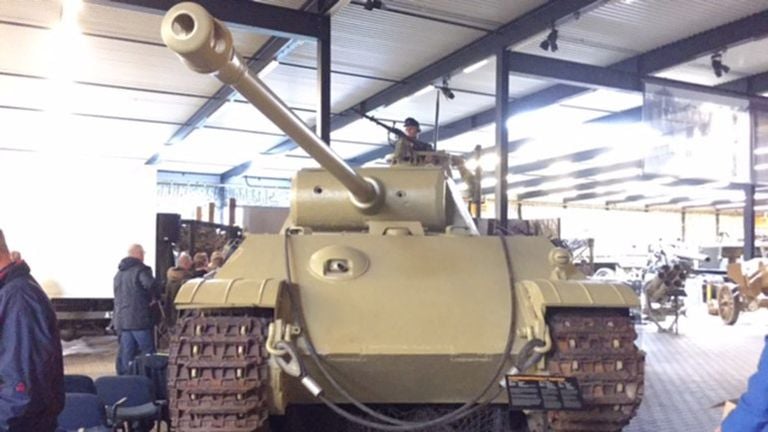 Tanque Panther de la 107.ª Brigada Panzer, ahora en el Museo de la Guerra Overloon (foto: Willem-Jan Joachems)