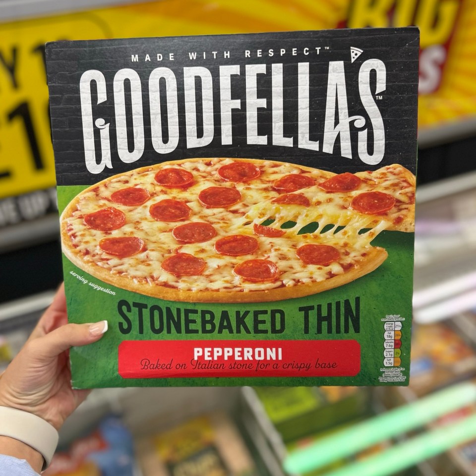 La pizza de Goodfella también está en oferta por 10 por £10