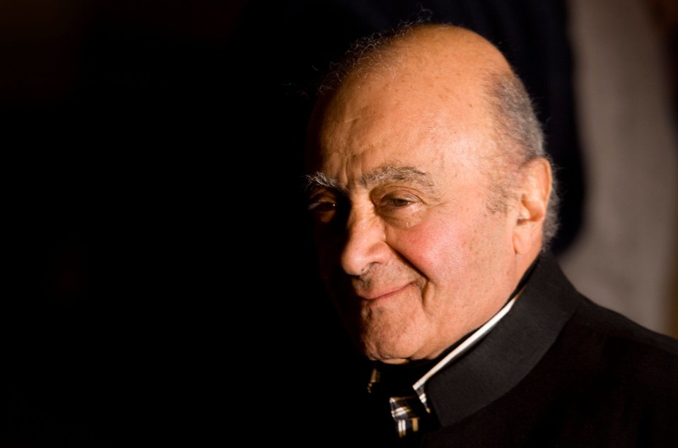 Mohamed Al Fayed está acusado de múltiples cargos de violación y abuso sexual.