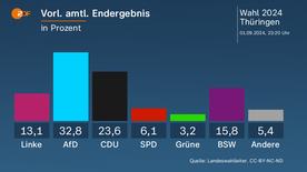 Resultados electorales en Turingia: AfD es la fuerza más fuerte