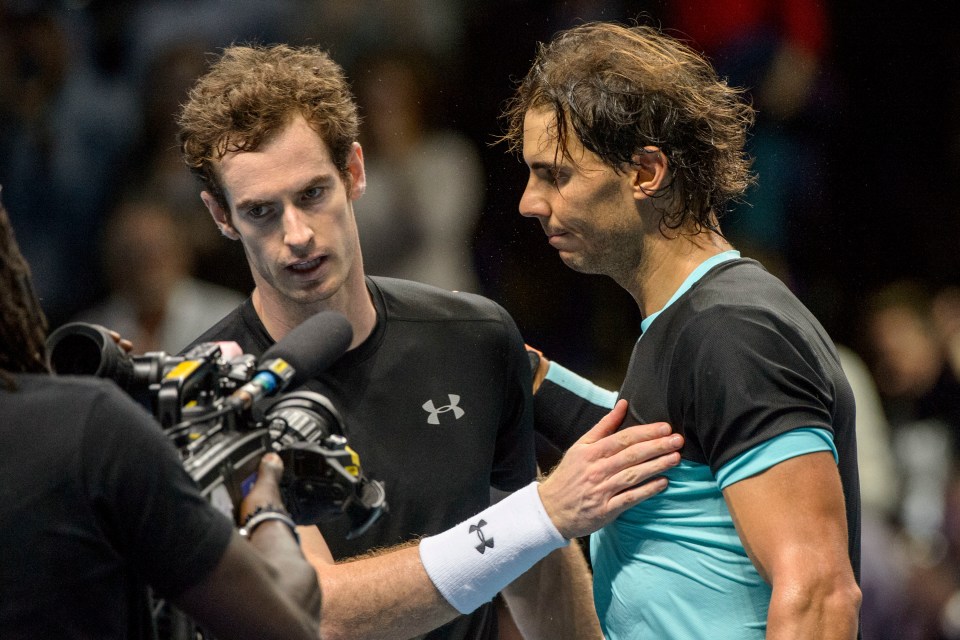 Andy Murray y Rafa Nadal también participan