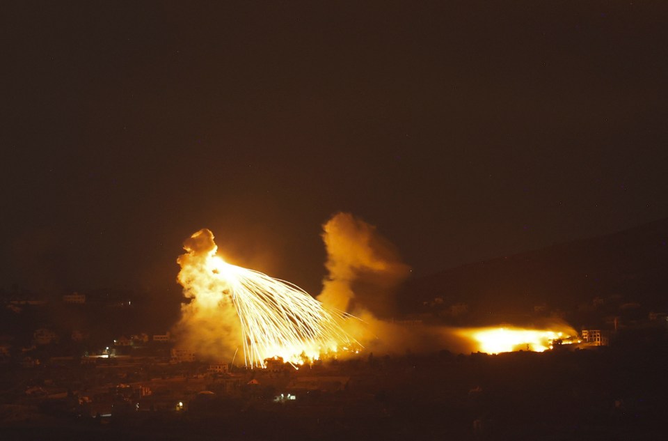 Israel continuó bombardeando Beirut durante su invasión.