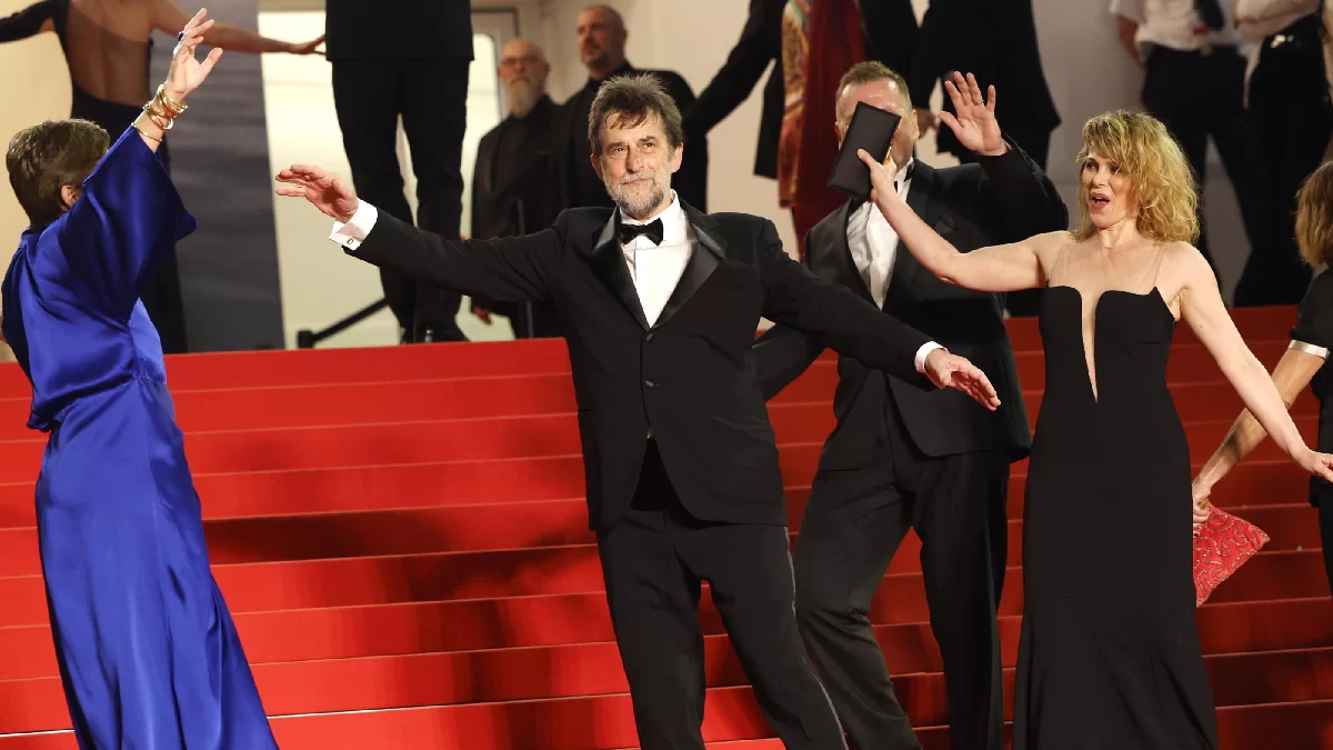 Nanni Moretti, ovación en Cannes 2023. Y baila al son de Battiato