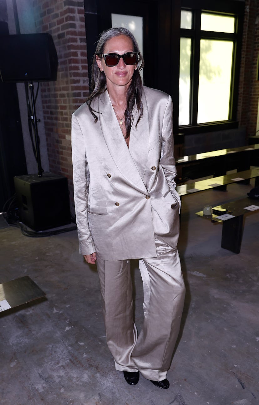 Jenna Lyons en el desfile de 3.1 Phillip Lim durante la Semana de la Moda de Nueva York