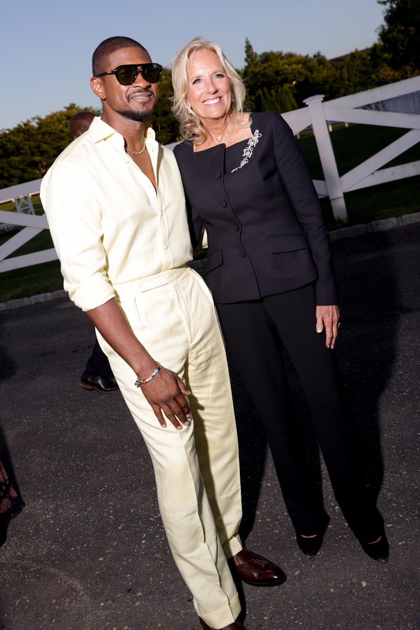 La Dra. Jill Biden en el desfile de Ralph Lauren durante la Semana de la Moda de Nueva York