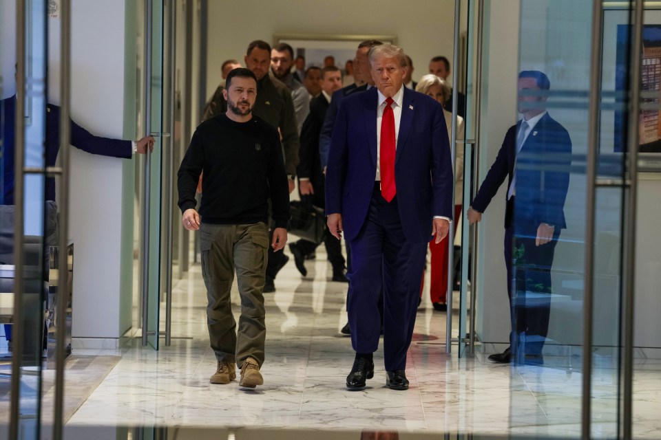 La pareja se reunió ayer en la Torre Trump de Nueva York.