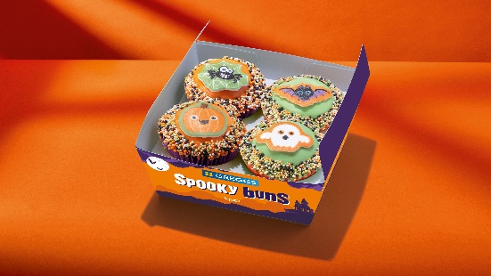 Los Spooky Buns de la tienda son perfectos para una fiesta.