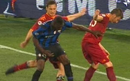 Totti y Balotelli