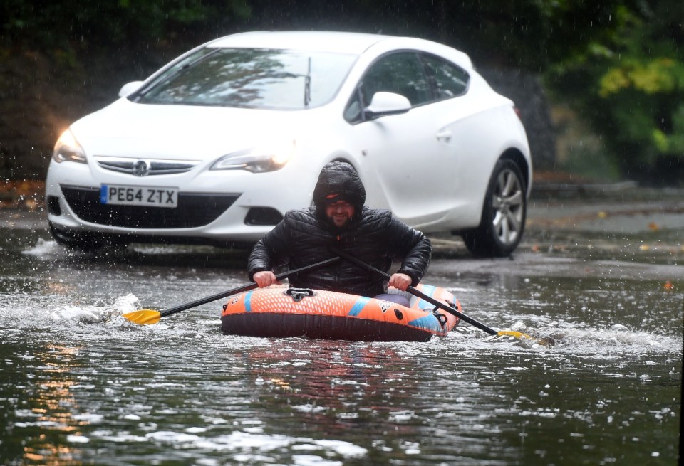 Lluvias torrenciales en Cheshire la semana pasada