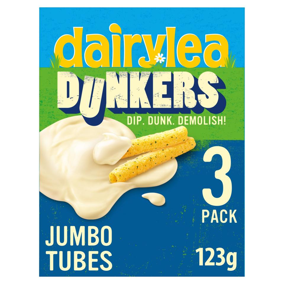 Un paquete triple de DairyLea Dunkers Jumbo Tubes ahora cuesta £ 1,50 en Islandia.