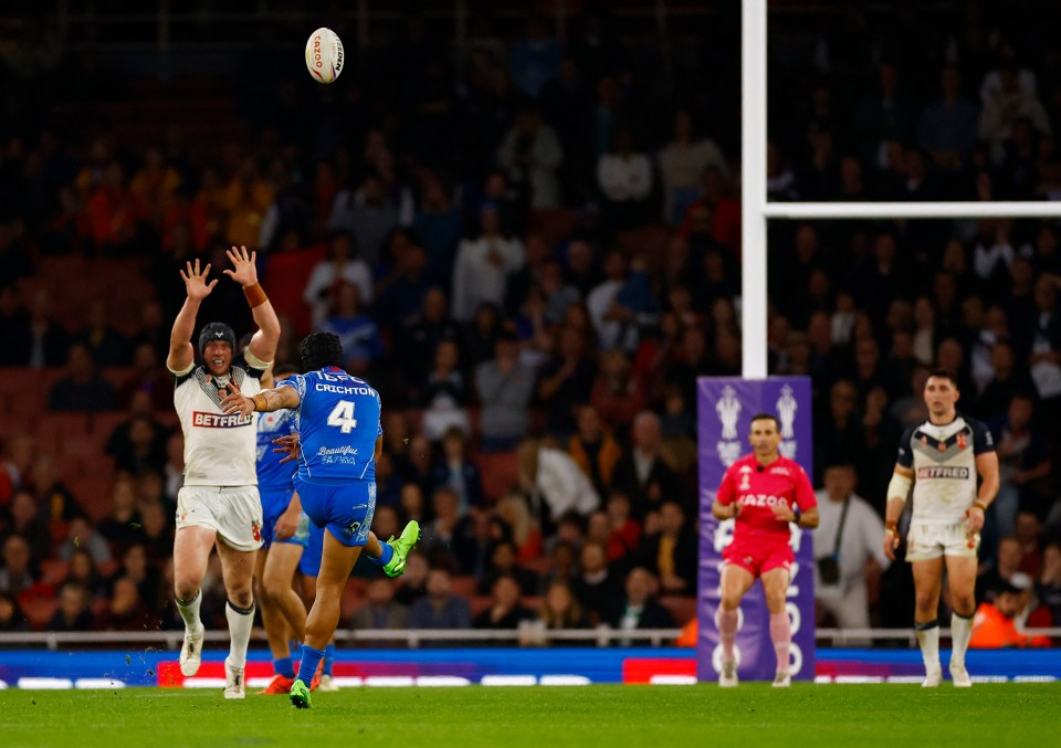 El drop de Stephen Crichton que causó angustia en la semifinal de la Copa del Mundo está fresco en la mente