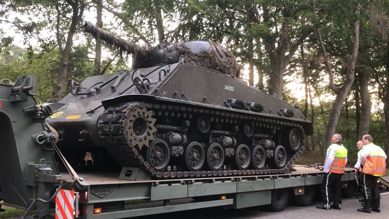 Sherman Tank también fue invitado a Bergen op Zoom en 2019 (75 años) (foto: Willem-Jan Joachems).