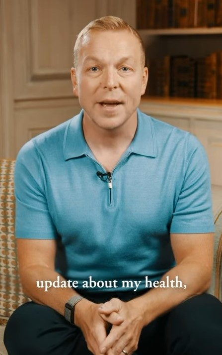 Sir Chris dio una actualización sobre su salud en un video en Instagram.