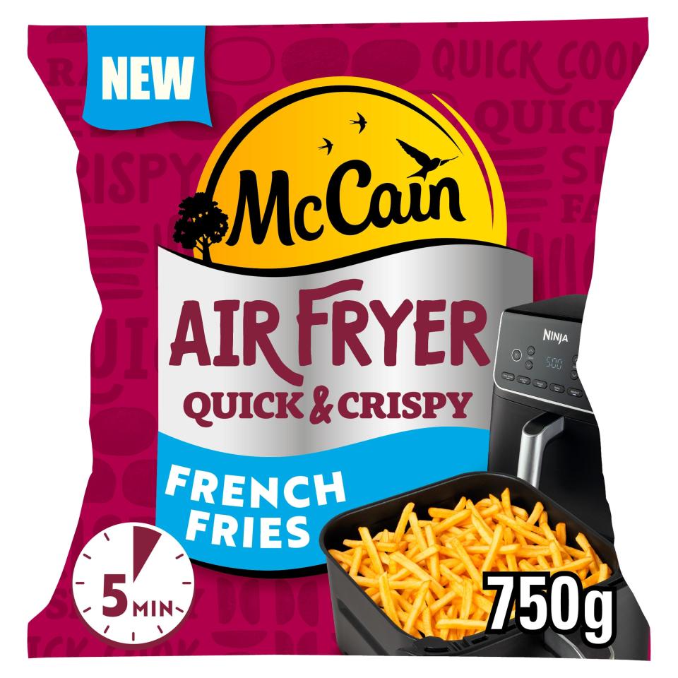 Las patatas fritas rápidas y crujientes McCain Air Fryer se han reducido a £ 1,87 en Islandia